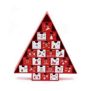 Christmas Xmas Empty Advent Calendar Boxes Cosmetic Display Gift Drawer