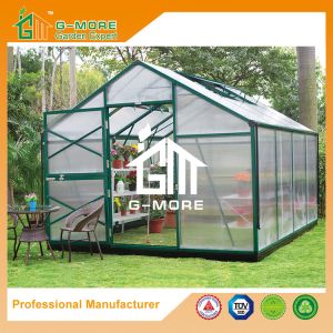 Buy cheap Aluminum Greenhouse-Titan series-406X306X243CM-Green/Black Color-10mm thick PC from wholesalers