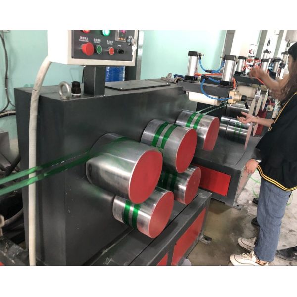 Buy 9mm-32mm Pet Strap Extrusion Line 150Kg/H-200Kg/H Pp Strap Extrusion Line at wholesale prices