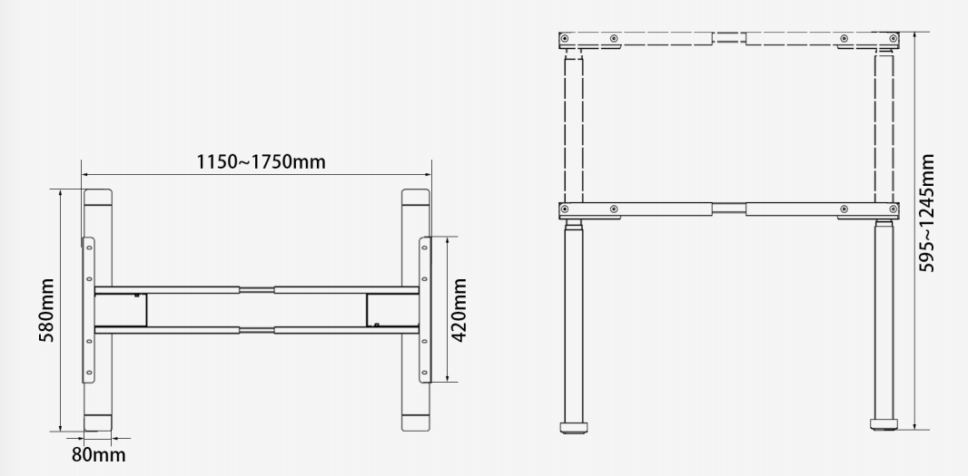 Jarshan Standing Desk Frame