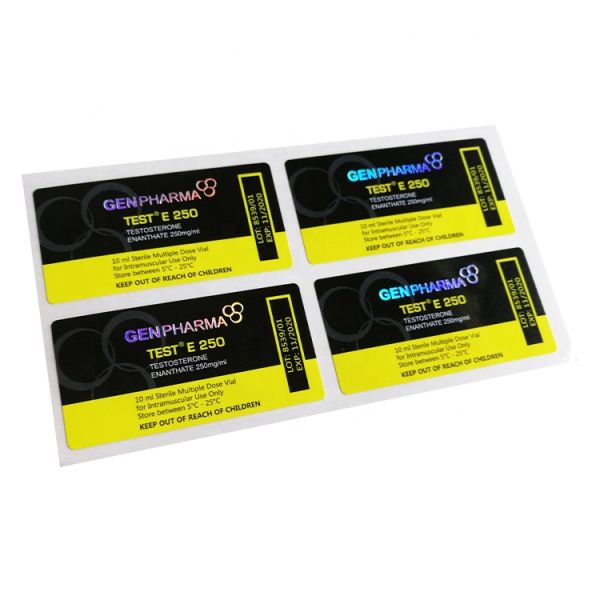 Laser PET Hologram 10ml vial Injection Vial Label