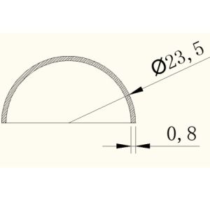 Ø23.5x0.8mm Piezoelectric Ceramics , Piezo Ceramic Element High Reliability