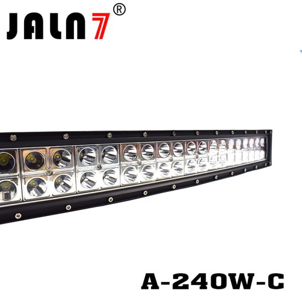 LED Light Bar JALN7 41.5Inch 240W Curved Spot Flood Combo LED Driving Lamp Super Bright Off Road Light LED Work Light