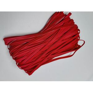 Red Elastic Reflective Piping Ultrasonic Wave Strip Garments Accessories