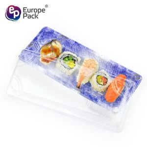 Hot sale new arrival sky bule disposable sushi container
