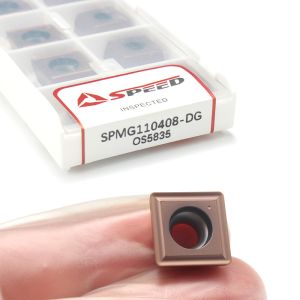 Speed Tungsten Carbide SPMG U Drill Inserts SPMG110408 PVD/CVD Coated Steady OEM