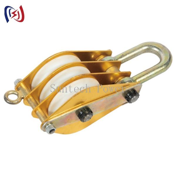 Buy Tower Erection Tools Hoisting Tackle Pulley Nylon Sheave at wholesale prices