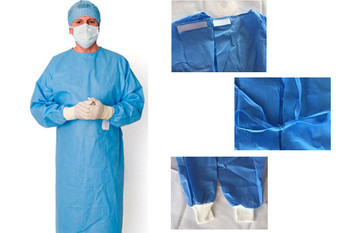 30-50gsm Protective Apparel Breathable Eco-friendly Comfortable for hospital