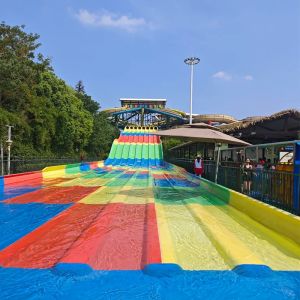 Fiberglass Galvanized steel Rainbow Racing Slides for Youth and Adults