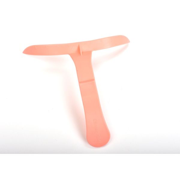Plastic Eyebrow Measurement Ruler Hollow Grooming Stencil Shaping Template
