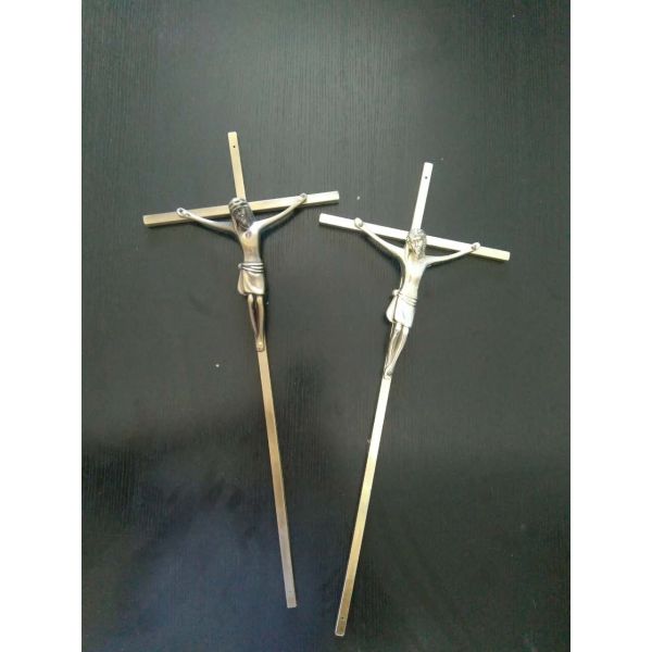 Funeral cross plastic cross crucifix DP008 for coffin decoration Plasticos cruces con cristo size 45*19cm