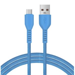 Quality 2025 1M/3.3ft Braided Nylon USB-C Cable PD Fast Charging Durable Silicone Cover with C-C20V3A 60W max Output for sale