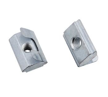 Buy Metal Plate U Type Clip Nuts Medium Carbon Steel Material With Spring Leaf at wholesale prices