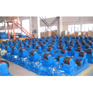 Yellow 500mm 100T Pipe Welding Self Aligning Rotators ISO9000