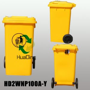 660lt outdoor metal waste wheeli bin foldable garbage box