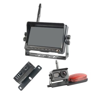 HD 1080P Truck Rearview Camera Monitor 7 Inch Color Screen 2 Channel