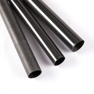 Carbon Fiber Tube 25mm x 23mm x 500mm 3K Roll Wrapped 100% Carbon Fiber Tube