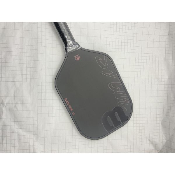 HIGOOO High-performance Raw Carbon Fiber Pickleball Paddle Rough Surface Long Grip Handle Blaze Tour 16 Pickleball Paddle