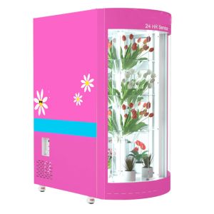 Self Sevice Winnsen Flower Vending Machine 18.5 Inch With Refrigeration And