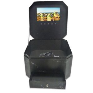 ODM USB LCD Screen Video Gift Box 7inch Autoplaying For Advertising Business