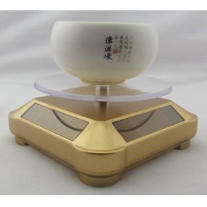 Customed logo 360 degree ABS Solar Rotary display use under the natural light