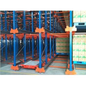 Customized Radio Shuttle System , Warehouse Pallet Shuttle Racking System