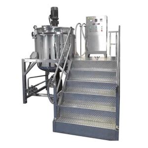3000r / Min Cosmetic Emulsifier Mixer Machine Vacuum Homogenizer Emulsifying