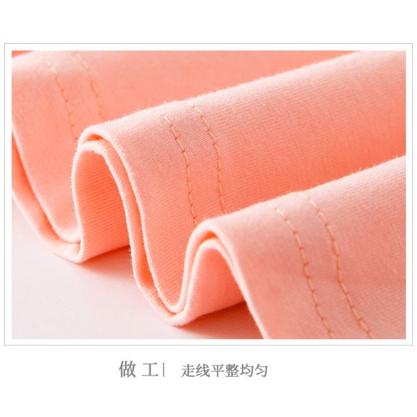 Solid Color Cotton Girls Dress Summer Children'S Clothing