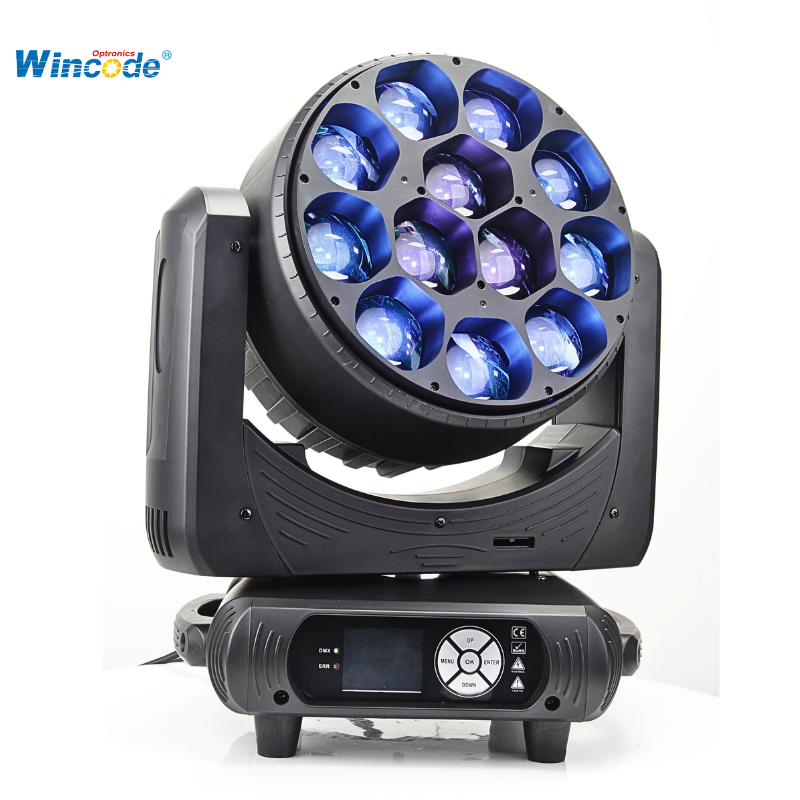 12×40W LED Moving Head Light With Zoom Pixel Function Beam Wash Effects