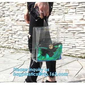 pocket transparent pvc clear backpack wholesale with padded straps, Waterproof