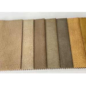 Plain Sweat Leather Sofa Fabric 150gsm Faux Suede Upholstery Fabric