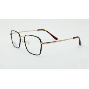 Square Metal Eyeglasses Frame Stainless Steel Frame Durable Reading Computer