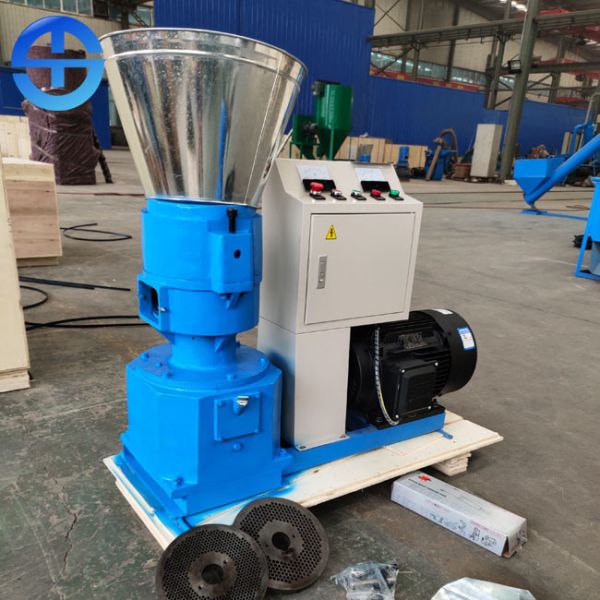 Buy Single Phase Electric Small 100kg/H Chicken Feed Pellet Machine at wholesale prices