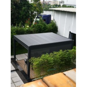 4x3m Manual/electric Alu.Louvred Pergola