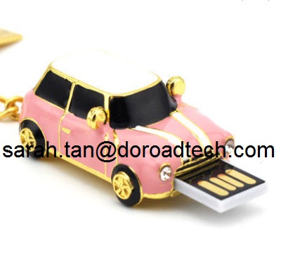New style Car Shape Metal USB Flash Drive, Total Metal Promotion Gift USB Pen Drives