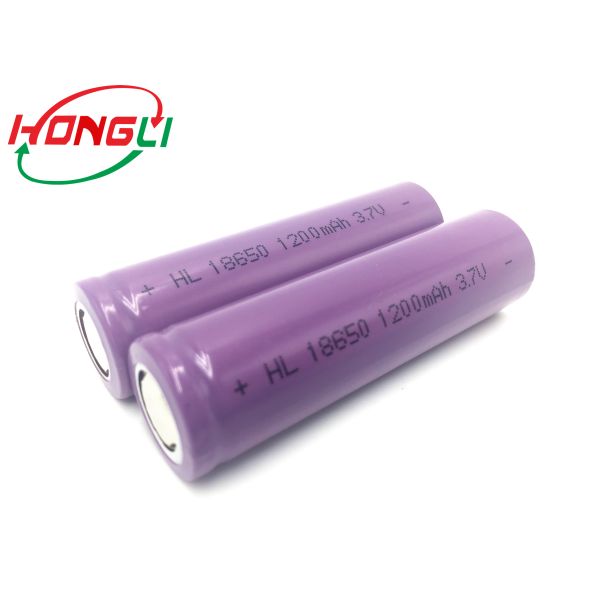 IMR18650 1200mah Lithium Ion Battery Cell Strong Charging Acceptance No