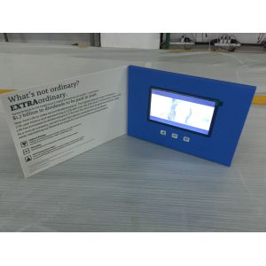 5 Inch Lcd Screen video greeting card video brochure video in print for