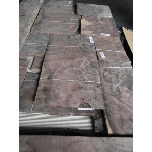 Natural Walnut Burl Wood Veneer For Top Grade Furniture