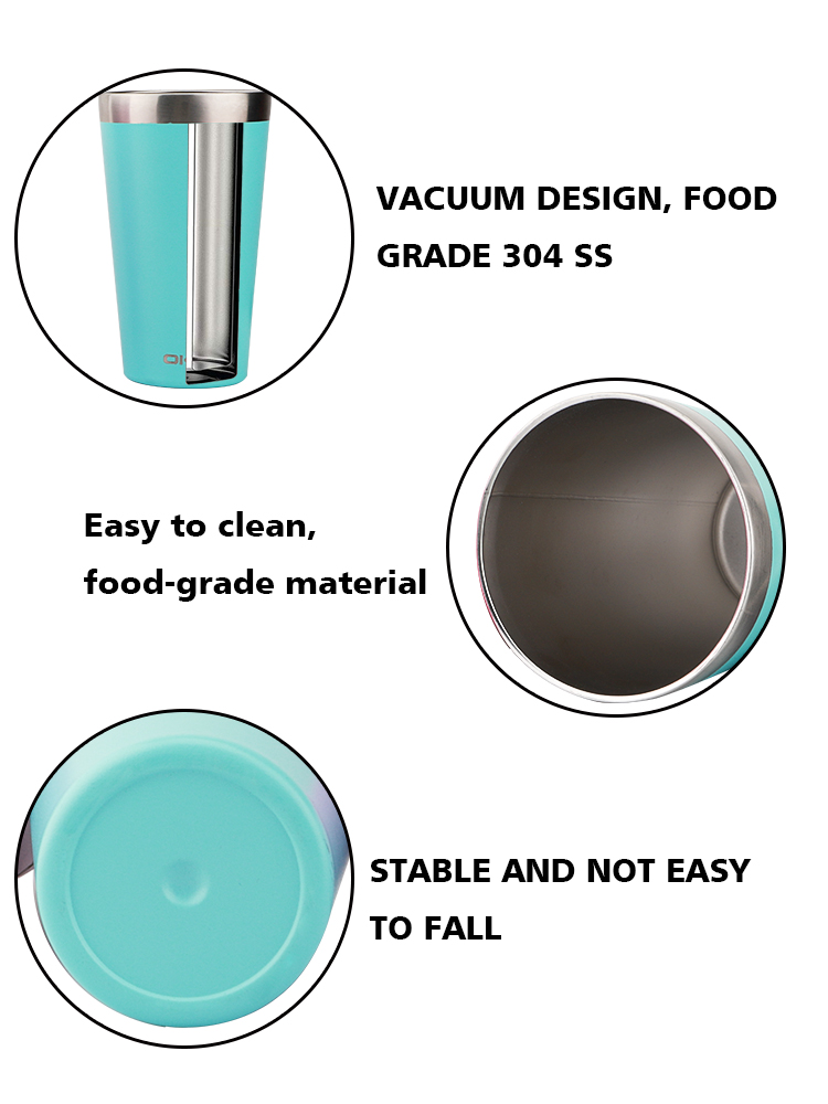 Promotion Stainless Steel Vacuum Insulated Coffee Tumbler Office Mugs with Wide Mouth