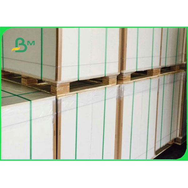 White Color Double Side C1S Cardboard For Invitation Card 1.2mm 1.5mm 72*102cm