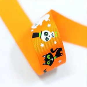 High quality Stock Wholesale cartoon ribbon grosgrain roll grosgrain ribbon