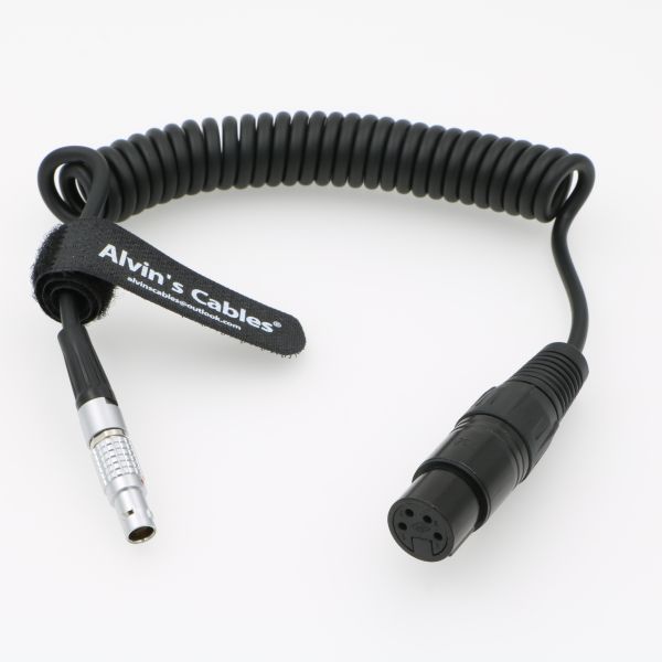 Buy ALEXA Camera Monitor Power Spring Cable 4 Pin Female XLR Plug To 0B 2 Pin at wholesale prices