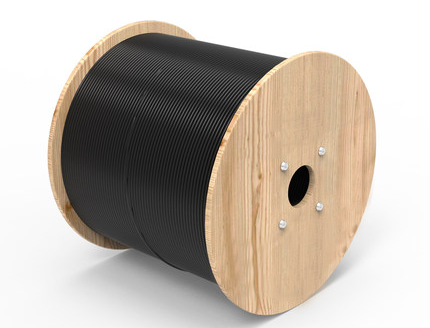 1 Fiber Outdoor Fiber Optic Drop Cable 9/125 SMF G657A1 LSZH ,FRP messenger