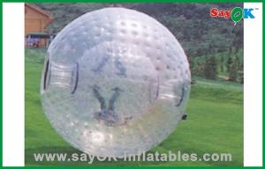 Quality Inflatable Party Games PVC / TPU Adults Human Hamster Ball Costco Transparent For Rental for sale