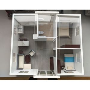 Modular Foldable Expandable Container Homes Fast Install Prefab Expandable House