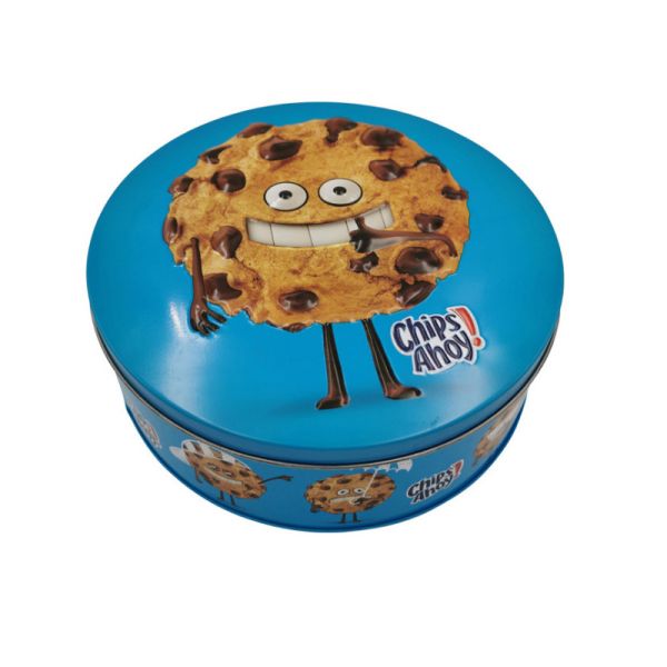 0.21mm Thickness Cookies Gift Tin Cans Packaging Box Candy Metal Container