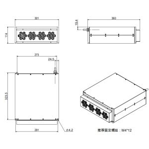 Pulsed Fiber OEM Laser Machine MOPA M7 100W