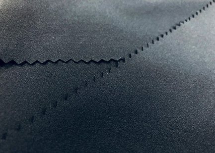 High Density Knitting Stretchy Fabric For Swimwear Black 170GSM 80% Nylon