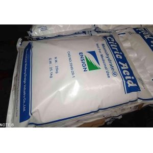 Quality 8 Mesh Odorless Citric Acid Monohydrate Powder 5949-29-1 Acidity Regulator for sale