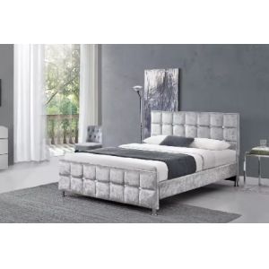 Bed Frame with Headboard, Sturdy Platform Bed with Wooden Slats Support